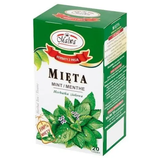 Malwa Mint Herbal Tea – 20 Individually Wrapped Tea Bags 1
