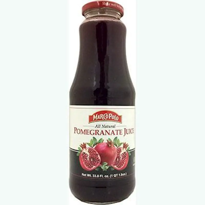 Marcopolo 100% Pomegranate Juice – 33.8 Oz Bottle 1