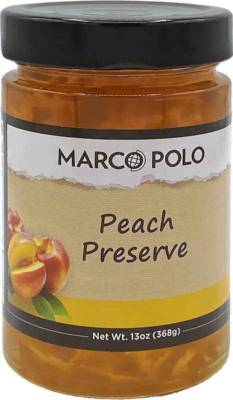 Marcopolo Peach Jam – 13 Oz Fruit Spread 1