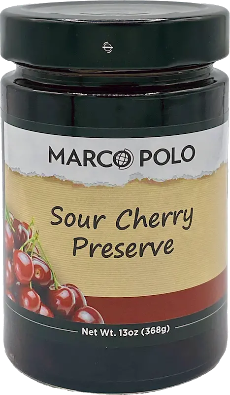 Marcopolo Sour Cherry Jam – 13 Oz Gourmet Preserve 1