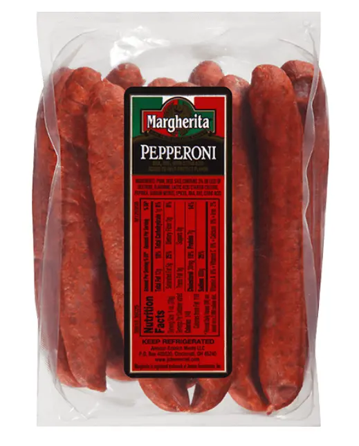 Margherita Fine Pepperoni Sticks – 10 Lb Bulk Pack For Slicing 1