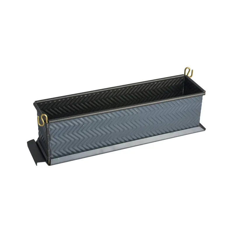 Matfer Exopan Non-Stick Ribbed Rectangular Pâté Mold 1