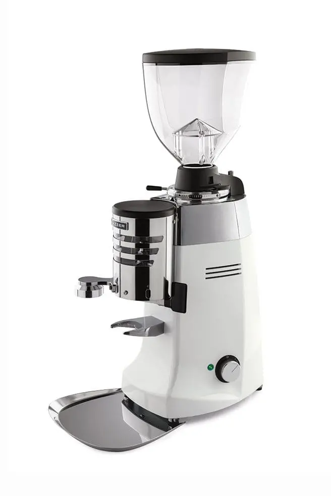 Mazzer Robur S Automatic Espresso Grinder – White Cabinet, New 1