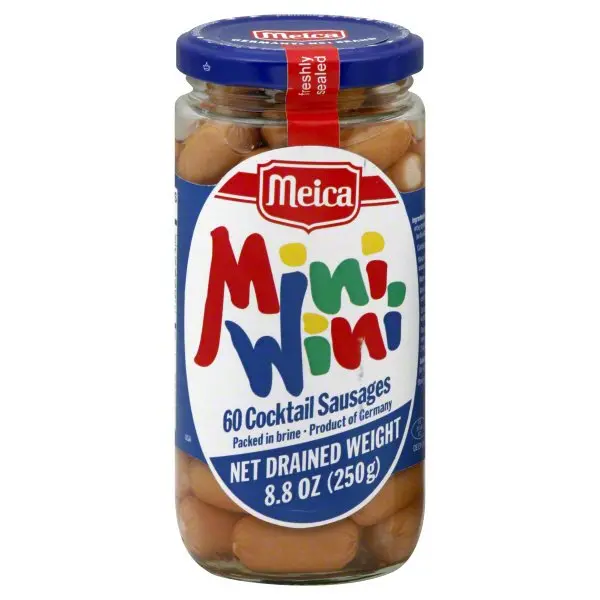 Meica Mini Wini Sausages – Juicy German-Style Mini Frankfurters, 250G (8.8 Oz) 1