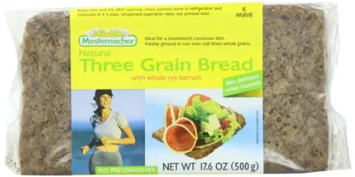 Mestemacher Three-Grain Sliced Bread – 500G (17.6 Oz) Wholesome Loaf 1