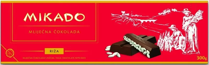 Mikado Rice Milk Chocolate Bar – 300G 1