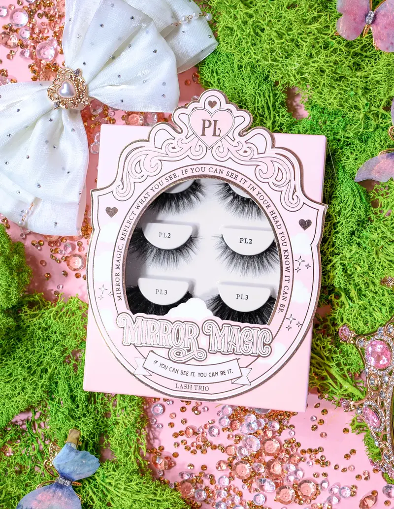 Mirror Magic Lash Set – Reusable Magnetic False Lashes + Liner 1