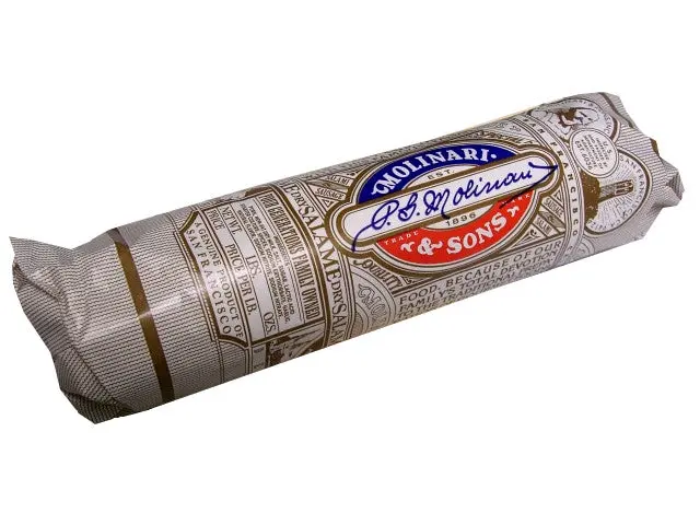 Molinari Italian Dry Salami – 13 Oz Artisan-Cured Deli Meat 1