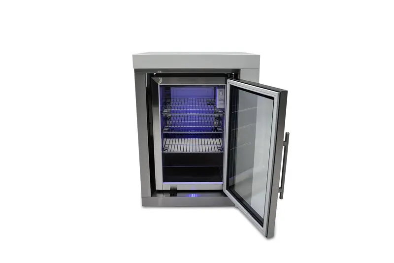 Mont Alpi 25" Outdoor Refrigerator With Right-Swing Glass Door And Security Lock 1