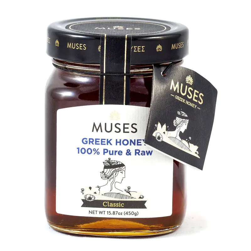 Muses Raw Unfiltered Greek Honey – 15.87 Oz (450G) 1