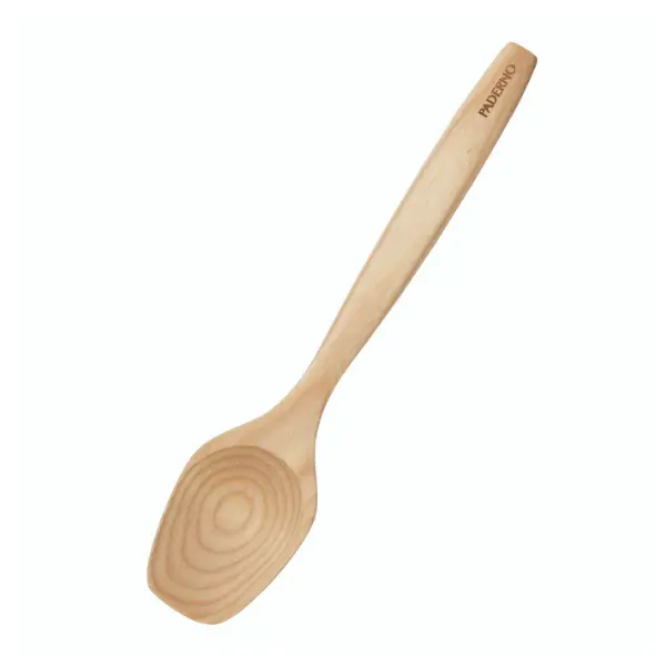 Natural Hardwood Solid Spoon – Ergonomic Kitchen Utensil 1