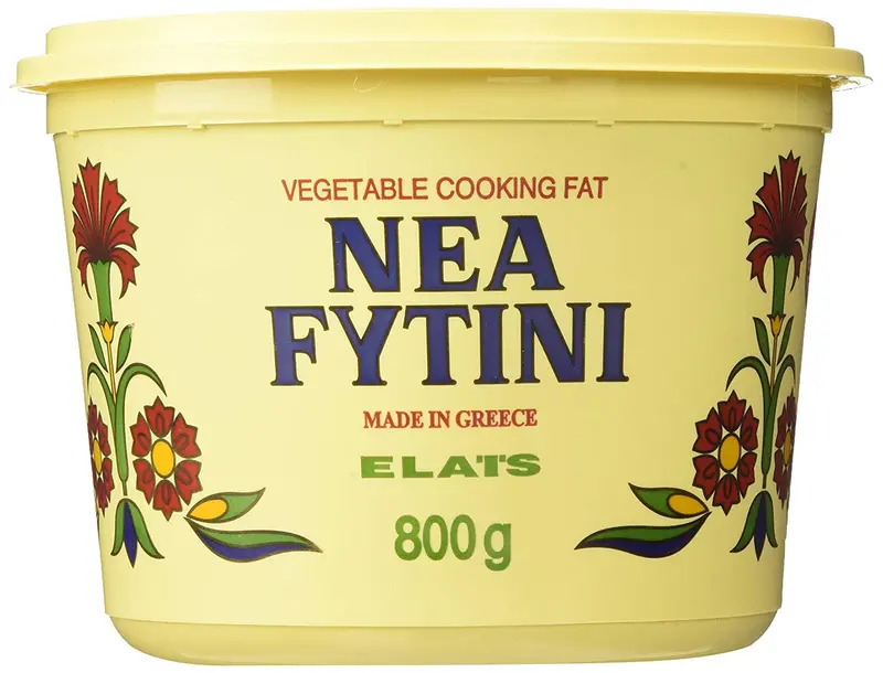 Nea Fytini Vegetable Shortening – Pure Oil-Based Baking Fat, 800G 1