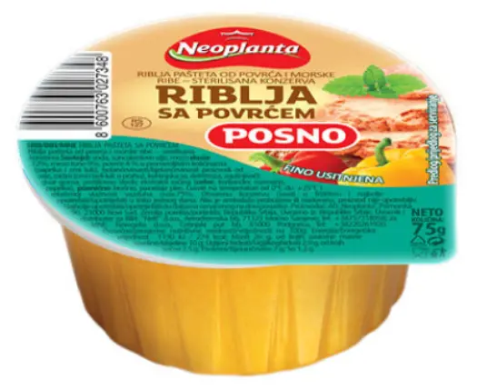 Neoplanta Vegetable Fish Pâté – 75G Single-Serve Jar 1