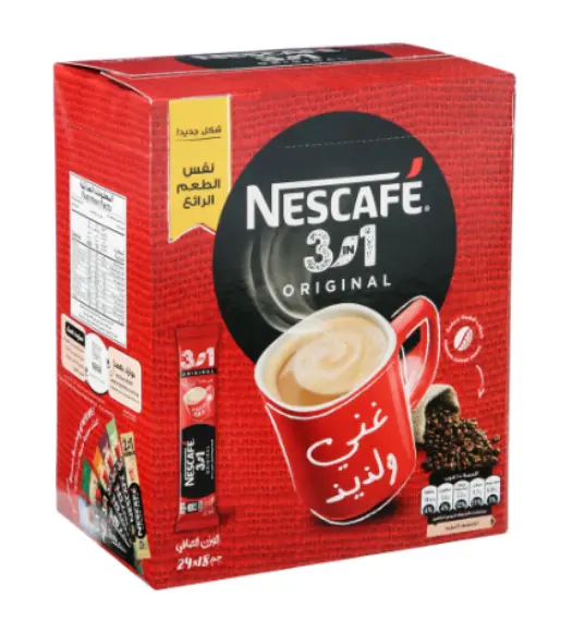 Nescafé Classic 3-In-1 Instant Coffee Mix – 24-Pack Case (18G Single-Serve Sachets) 1