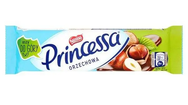 Nestlé Princessa Hazelnut Wafer Chocolate Bar, 34G 1