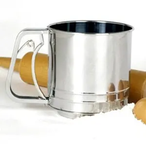 Norpro 5-Cup Stainless Steel Flour Sifter With Rotating Mechanism 1