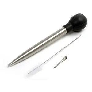 Norpro Stainless Steel Basting Syringe With Flexible Tip 1