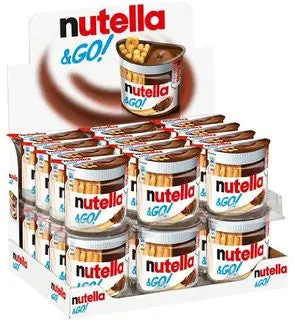 Nutella & Go! On-The-Go Snack Bars – Case Of 24 (52G Each) 1