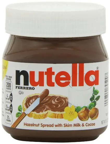 Nutella Hazelnut Cocoa Spread With Skim Milk, 13 Oz (371G) Plastic Jar 1