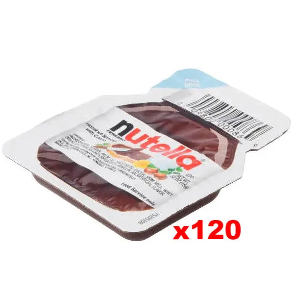 Nutella Hazelnut Spread, Individual Portions – 120-Pack (0.52 Oz Each) 1