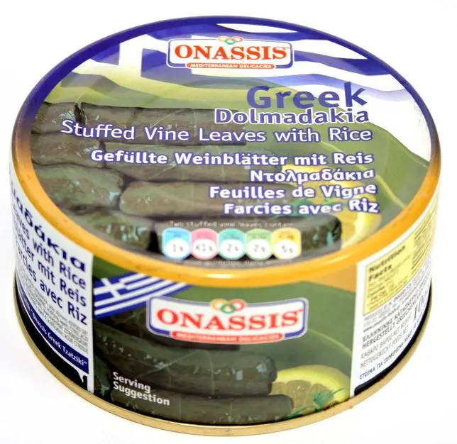 Onassis Dolma – Stuffed Vine Leaves With Rice – 280G 1