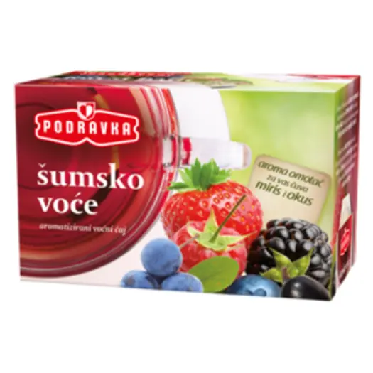 Organic Forest Fruit Herbal Tea Bags By Podravka – 50G Pack 1