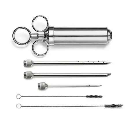 Outset Stainless Steel Multi-Needle Marinade Injector Kit 1