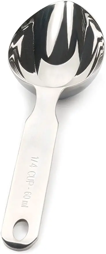 Oval ¼-Cup Measuring Scoop For Accurate Portioning 1