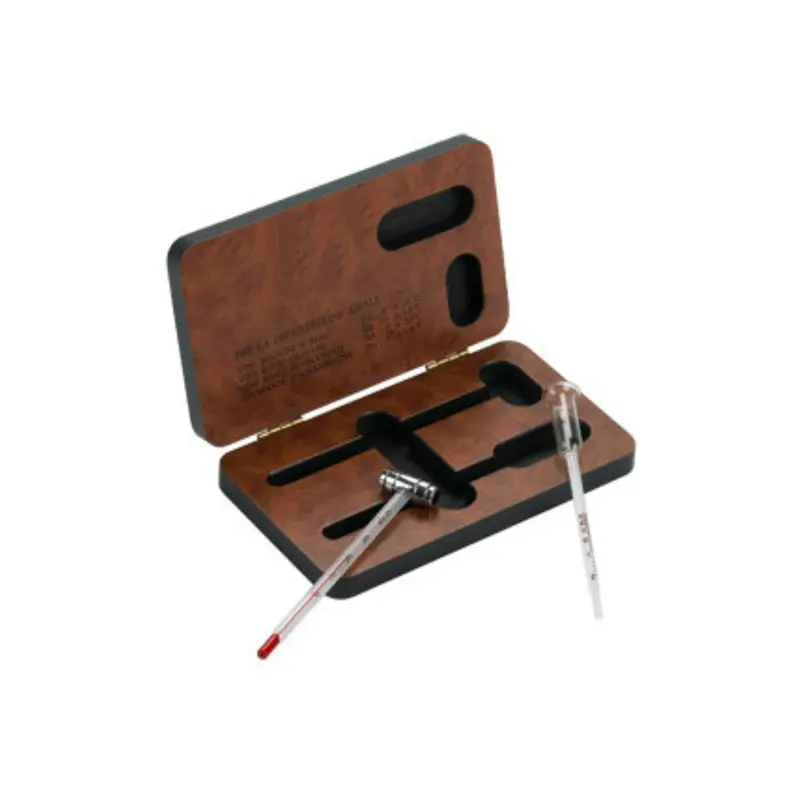 Paderno Dual-Function Thermometer & Winemeter With Sommelier Carry Case 1