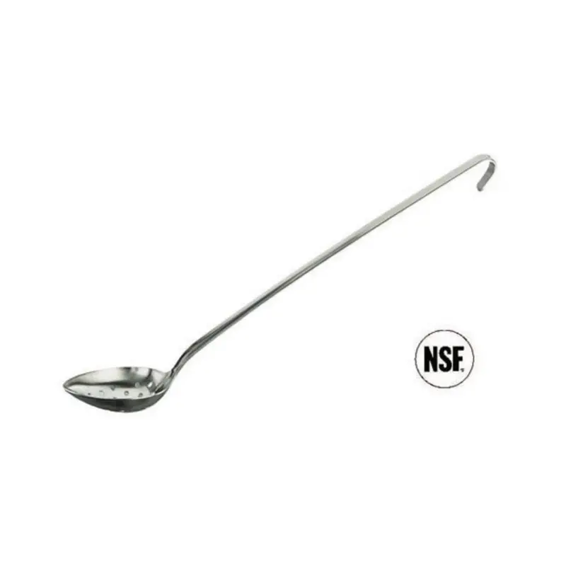 Paderno Perforated Stainless Steel Spoon For Draining And Serving 1