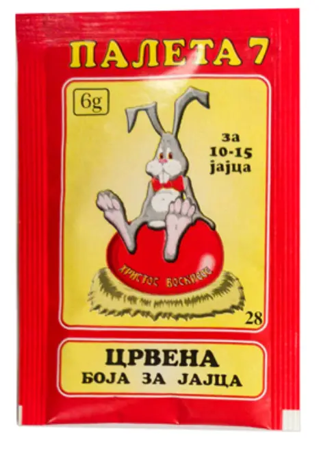 Paleta7 Red Egg Dye Kit – Food-Safe Easter Coloring, 1 Pack 1