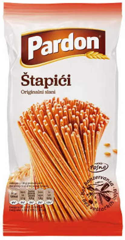 Pardon Salted Pretzel Sticks, 40G 1