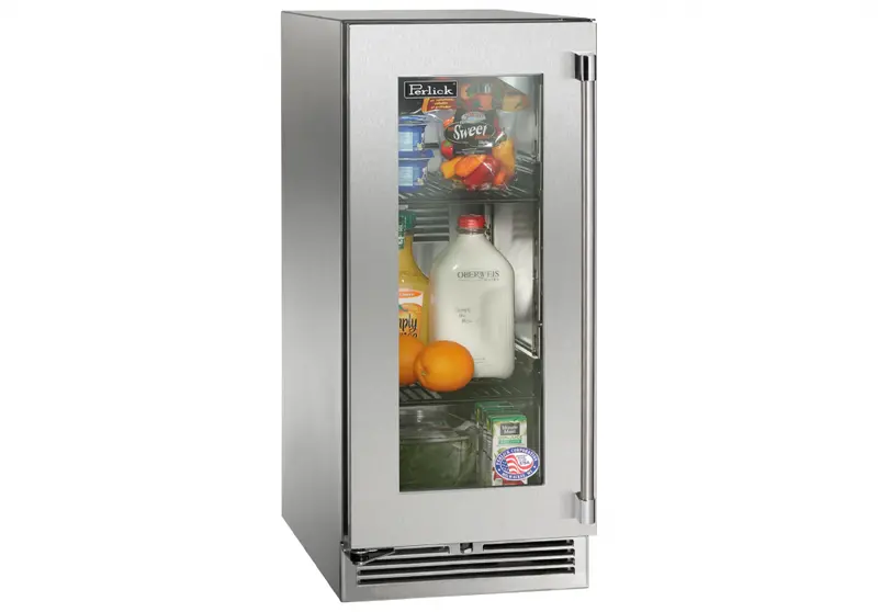 Perlick 15-Inch Outdoor Refrigerator – Panel-Ready, Glass Or Solid Door With Lock 1