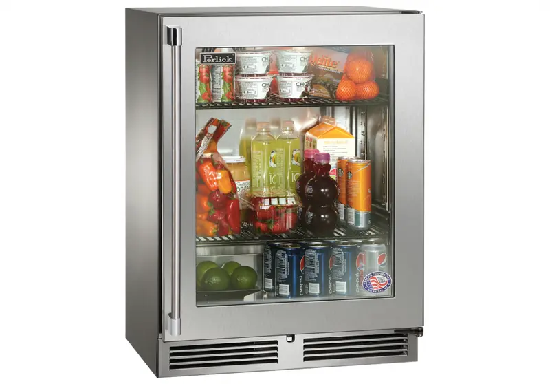 Perlick 18-Inch Outdoor Refrigerator – Tempered Glass Door 1
