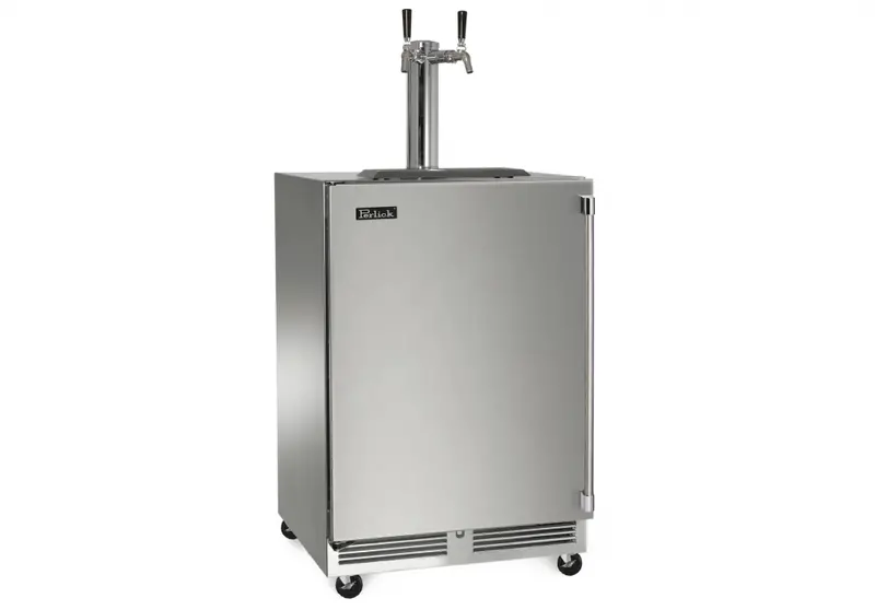 Perlick 24-Inch Built-In Beer Dispenser With Solid Stainless Steel Door 1