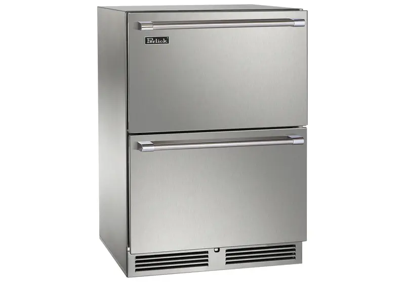 Perlick 24-Inch Outdoor Refrigerator – Dual-Drawer Layout 1