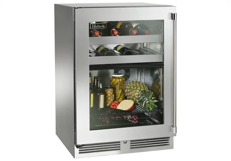 Perlick 24" Indoor Dual-Zone Refrigerator & Wine Cooler – Signature Series With Security Lock 1