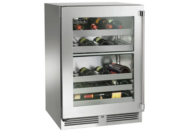 Perlick 24" Outdoor Wine Cooler – Panel-Ready Solid/Glass Door 1
