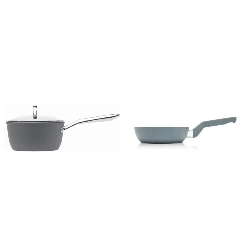 Perth Forged Aluminium 30Cm Fry Pan And 18Cm Saucepan Set 1