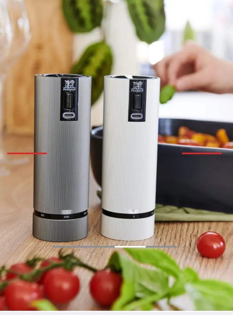 Peugeot Duo Line Electric Salt And Pepper Mill With U-Select Grinding Control 1