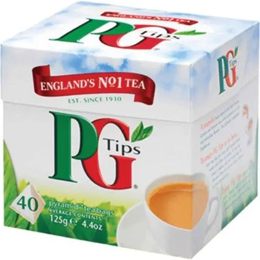 Pg Tips Pyramid Infusion Tea Bags – 40-Count Box (125G) 1