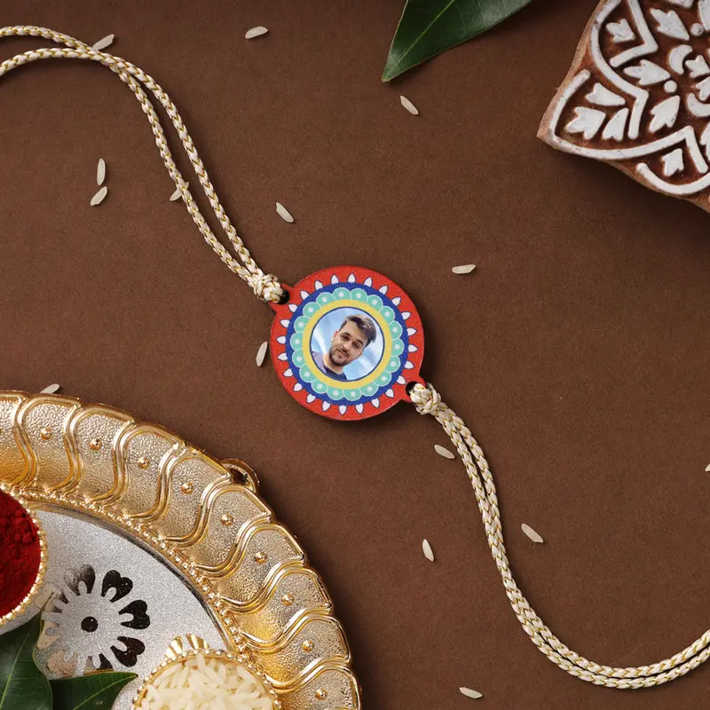 Photo-Embedded Custom Rakhi 1