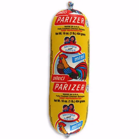 Pileci Parizer Chicken Bologna – 16 Oz Fully Cooked, Bas Brand 1
