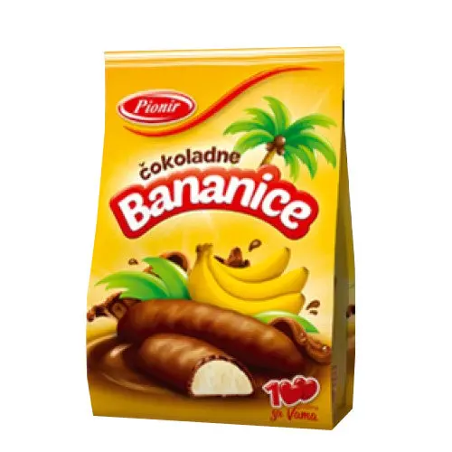 Pionir Chocolate-Coated Banana Snacks – 150G Bag 1