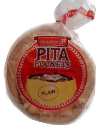 Plain Pita Pocket Bread, 14 Oz Pack 1