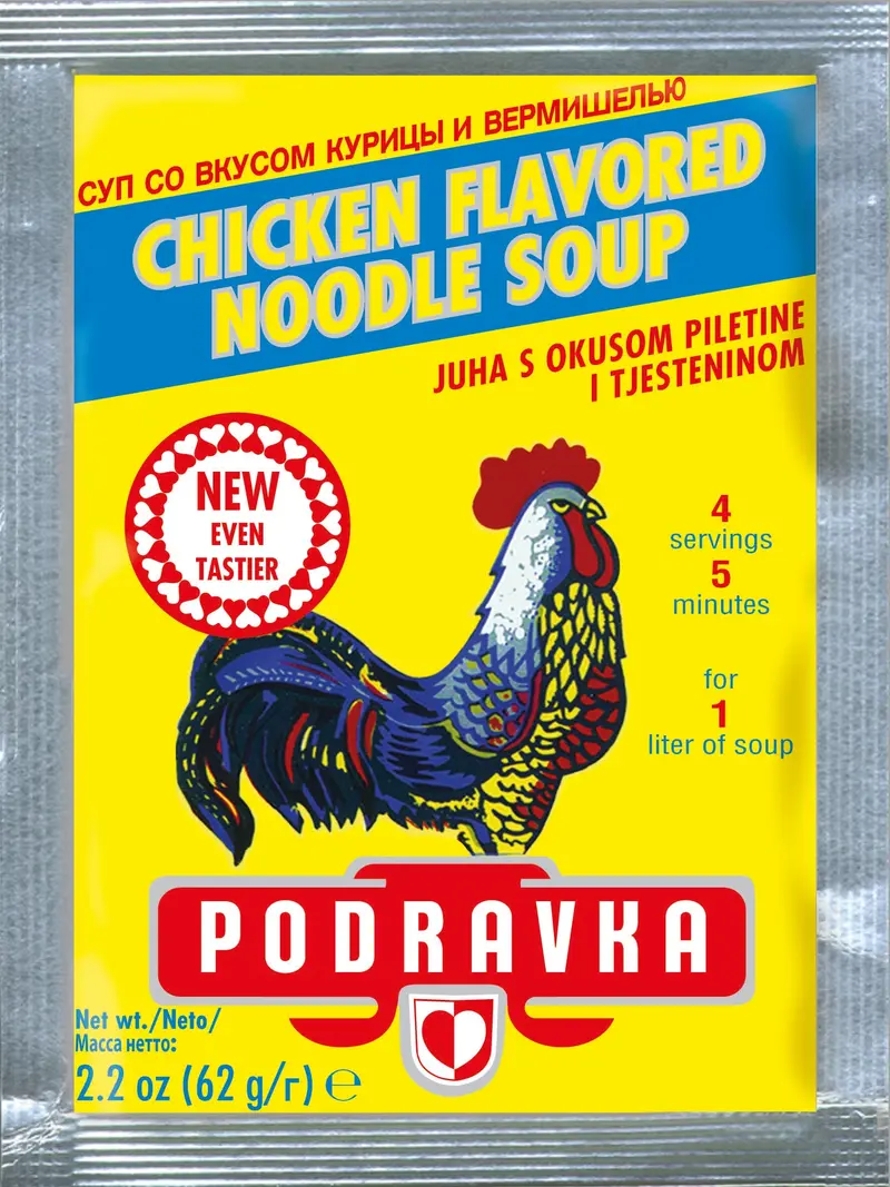 Podravka Chicken Noodle Soup – 2.2 Oz Hearty Ready-Meal Cup 1