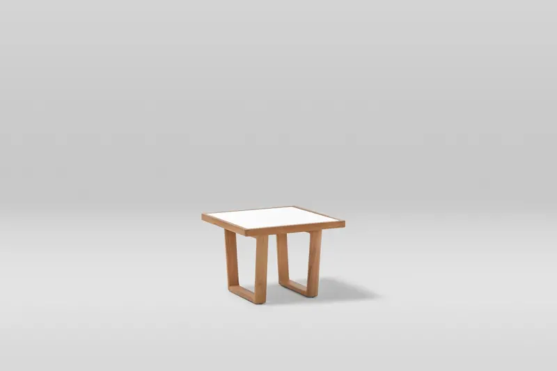 Point Heritage Square Side Table – Minimalist Patio Accent 1