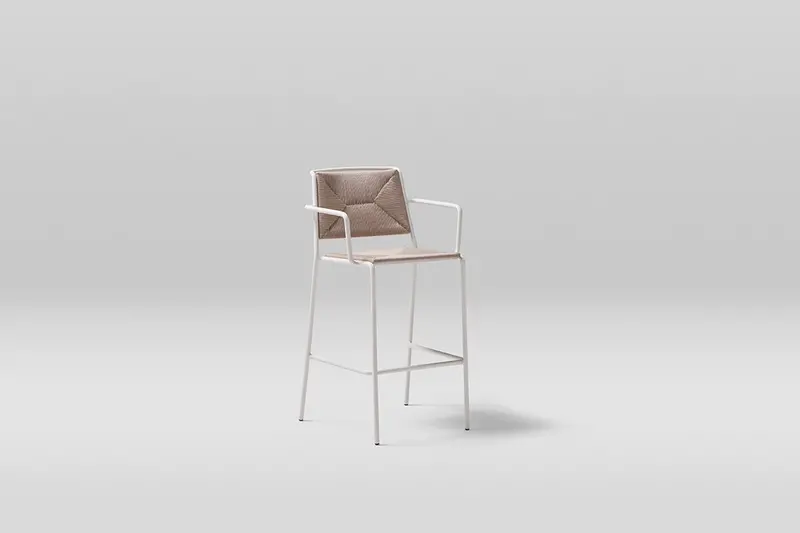Point Summer Barstool – Modern Counter-Height Seat 1