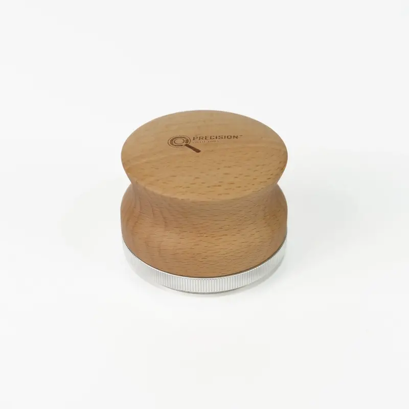 Precision Beechwood Coffee Distributor – Ergonomic Espresso Distribution 1