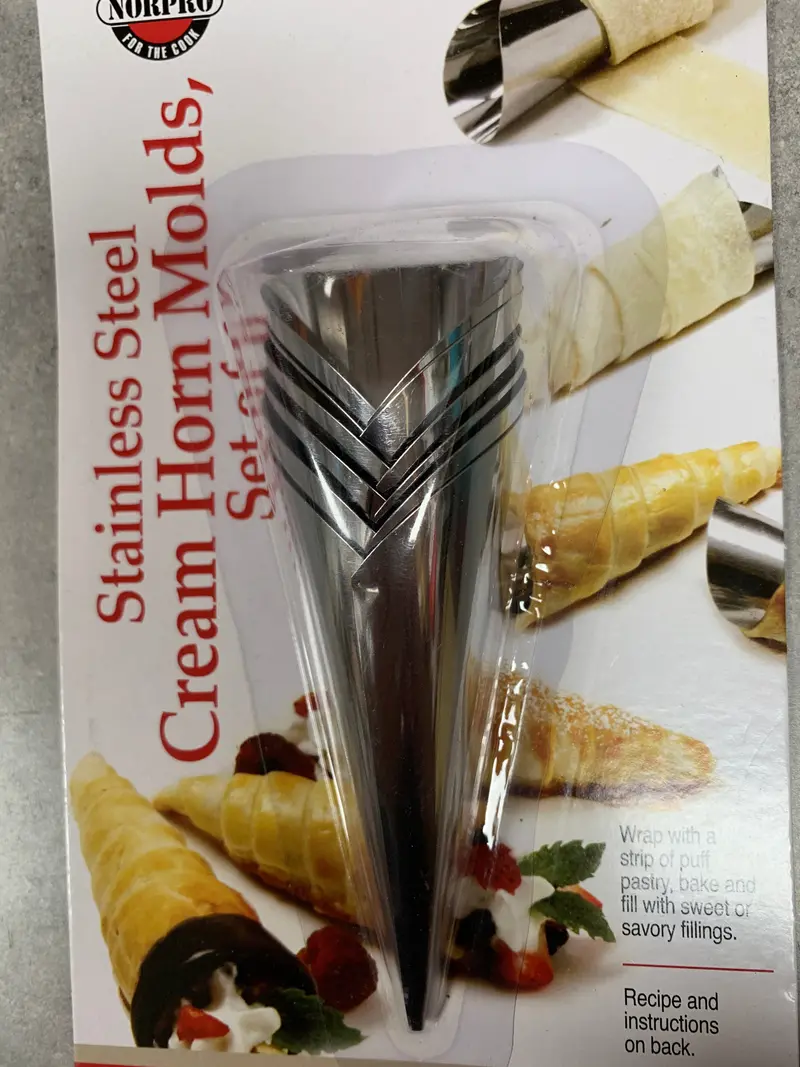 Premium Stainless Steel Cream Horn Molds 1